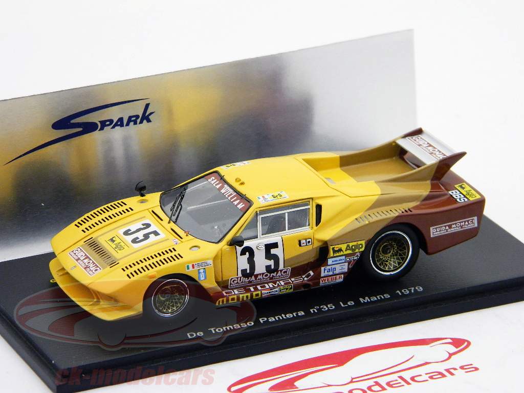 De Tomaso Pantera #35 24h LeMans 1979 Brancatelli / Micangeli / Pietromarchi 1:43 Spark