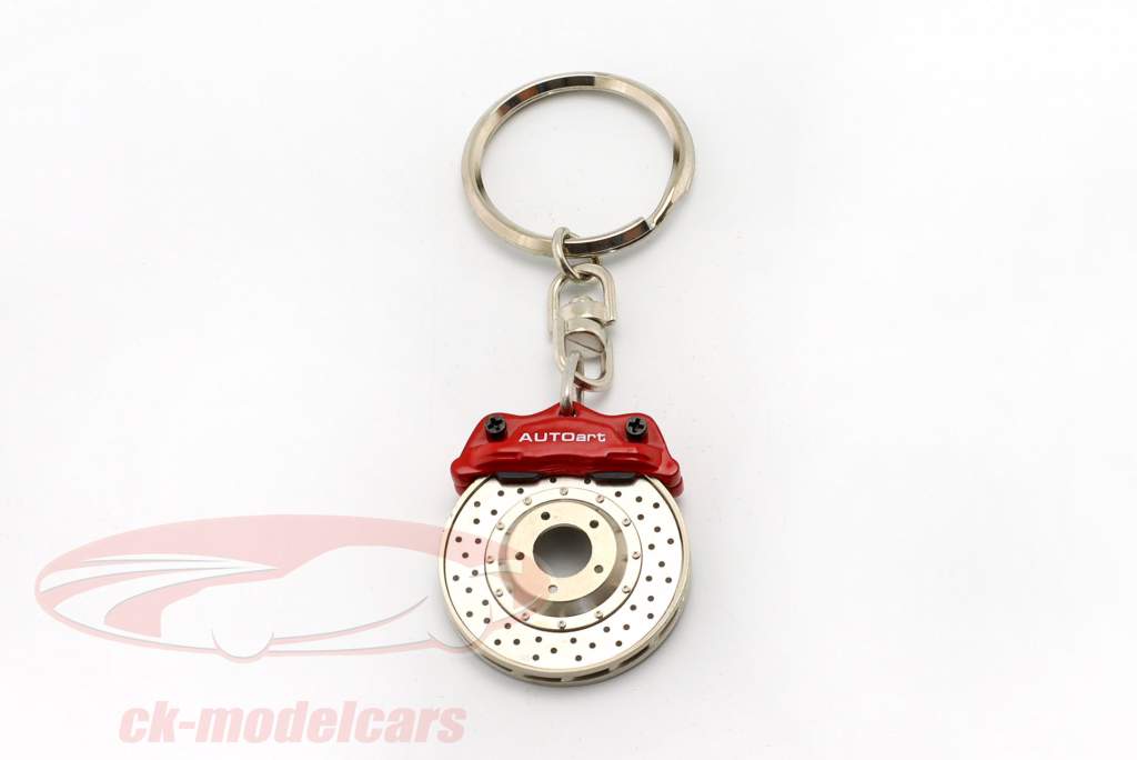 llavero disco del freno Evolution rojo AUTOart