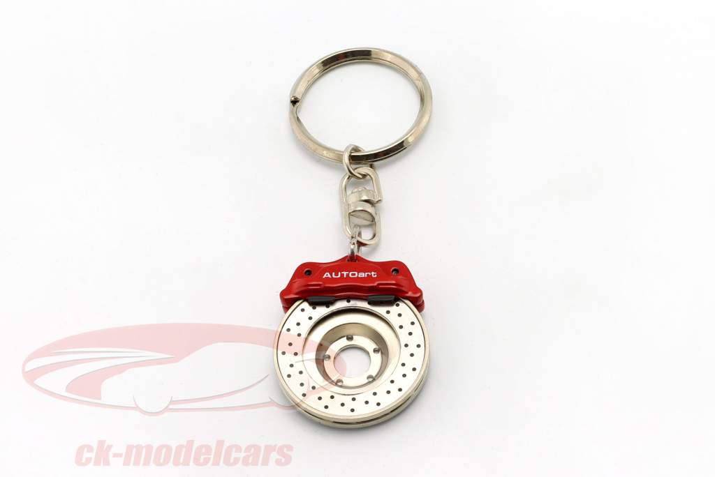 llavero disco del freno Evolution rojo AUTOart
