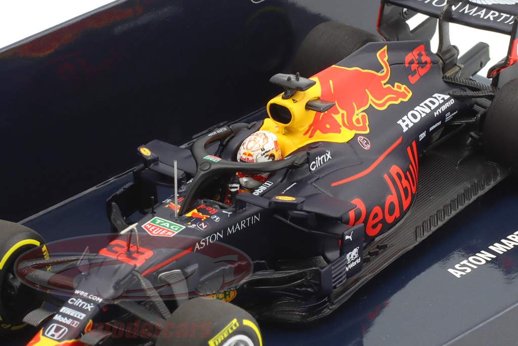 M. Verstappen Red Bull RB16 #33 gagnant Abu Dhabi formule 1 2020 1:43 Minichamps