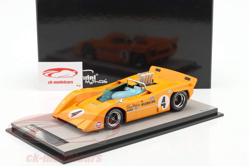 McLaren M8A #4 Winner Riverside Can-Am 1968 B. McLaren 1:18 Tecnomodel