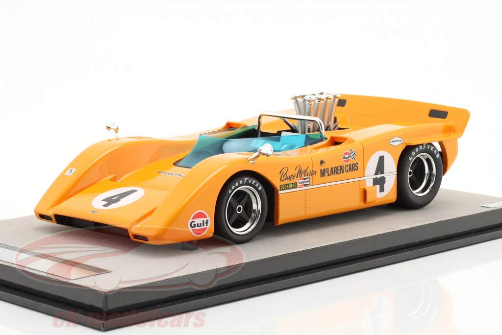 McLaren M8A #4 Winner Riverside Can-Am 1968 B. McLaren 1:18 Tecnomodel