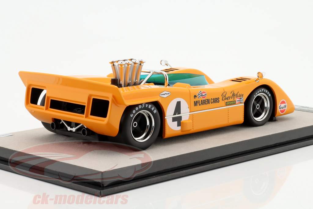 McLaren M8A #4 Winner Riverside Can-Am 1968 B. McLaren 1:18 Tecnomodel