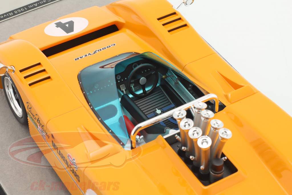 McLaren M8A #4 Winner Riverside Can-Am 1968 B. McLaren 1:18 Tecnomodel