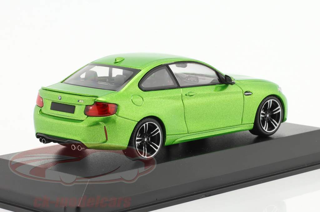 BMW M2 Coupe Année de construction 2016 vert java métallique 1:43 Minichamps