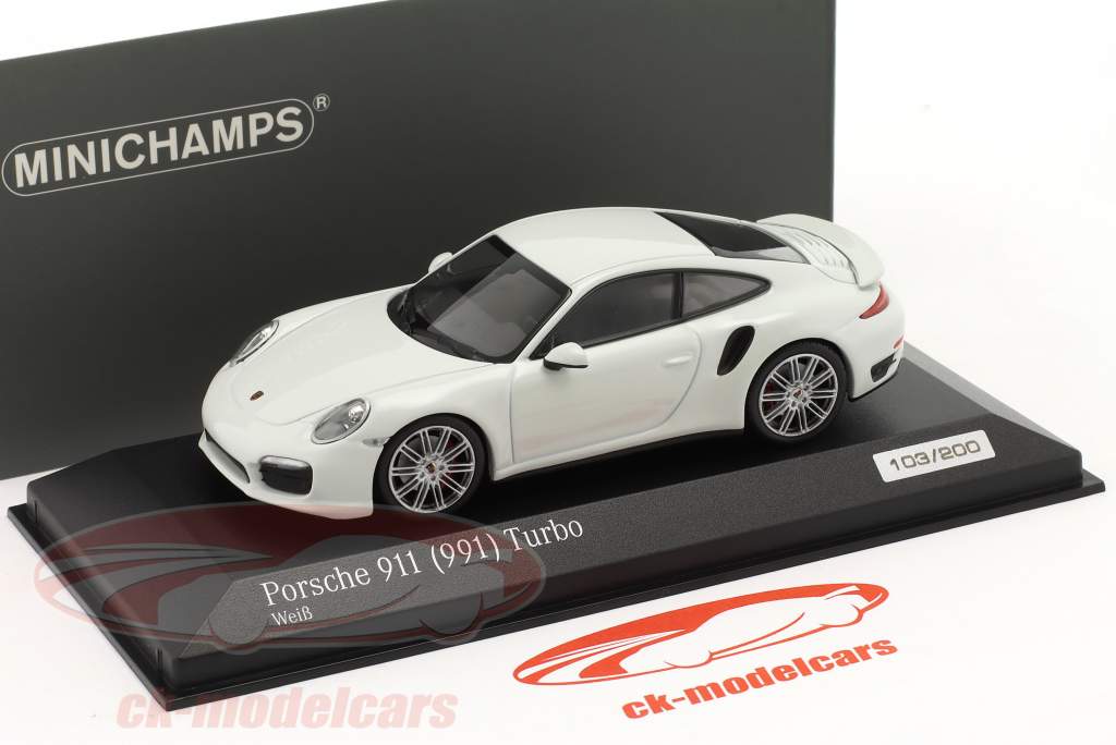 Porsche 911 (991) Turbo Blanco 1:43 Minichamps
