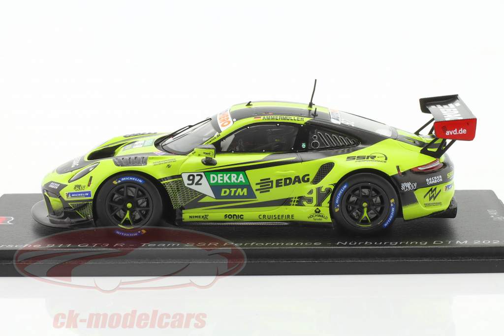 Porsche 911 GT3 R #92 DTM Nürburgring 2021 M. Ammermüller 1:43 Spark