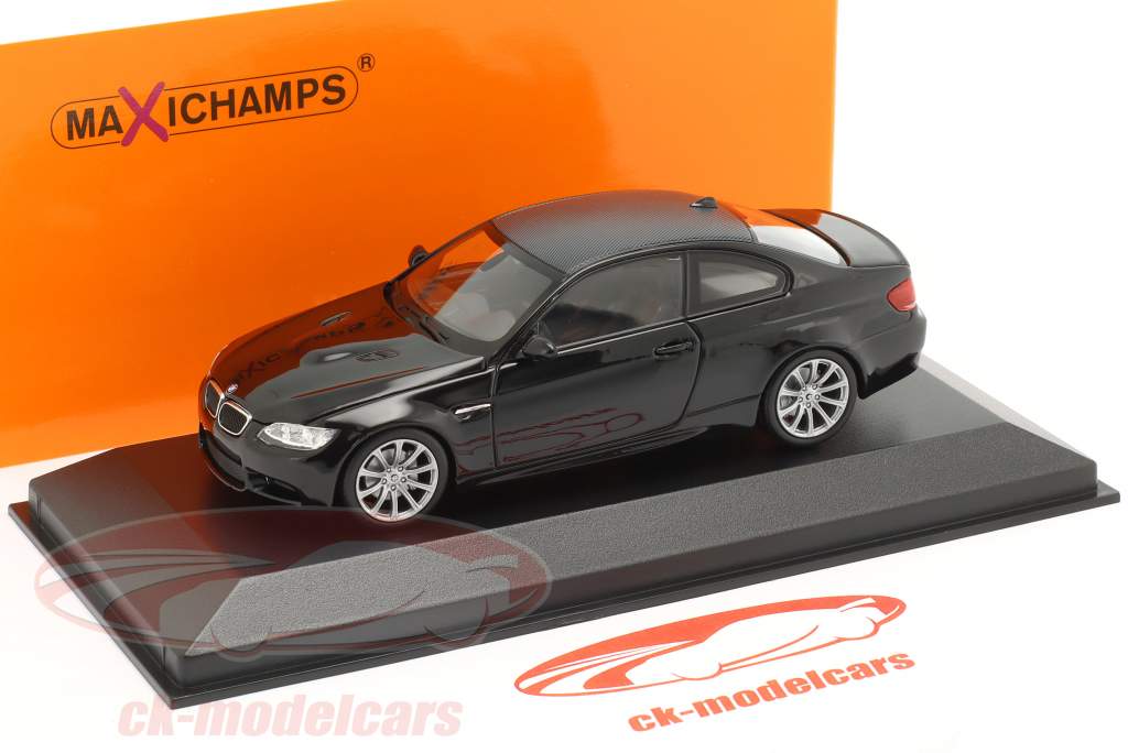 BMW M3 (E92) Construction year 2008 black 1:43 Minichamps