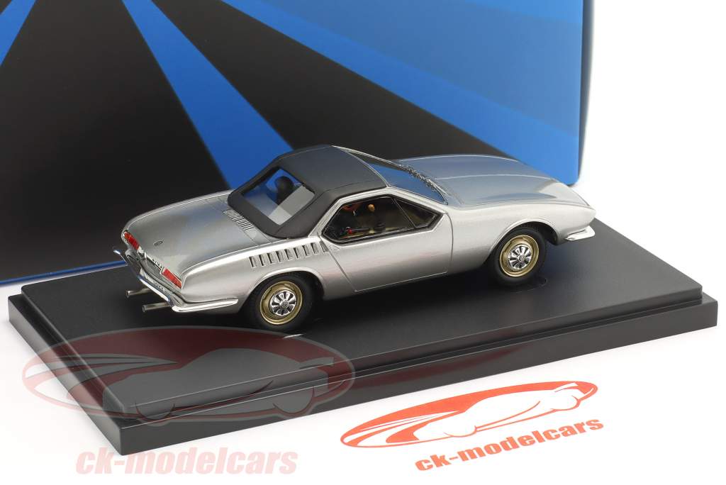 Karmann Ghia Typ 1 prototype Byggeår 1965 sølv 1:43 AutoCult