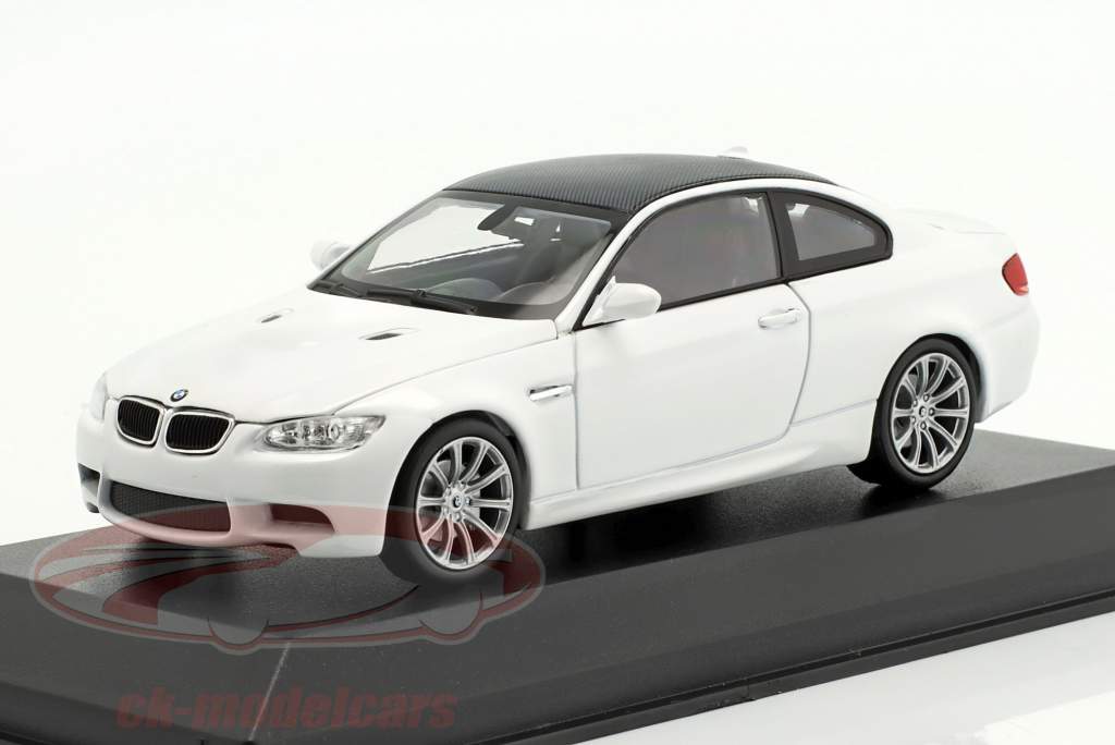 BMW M3 (E92) Año de construcción 2008 Blanco 1:43 Minichamps