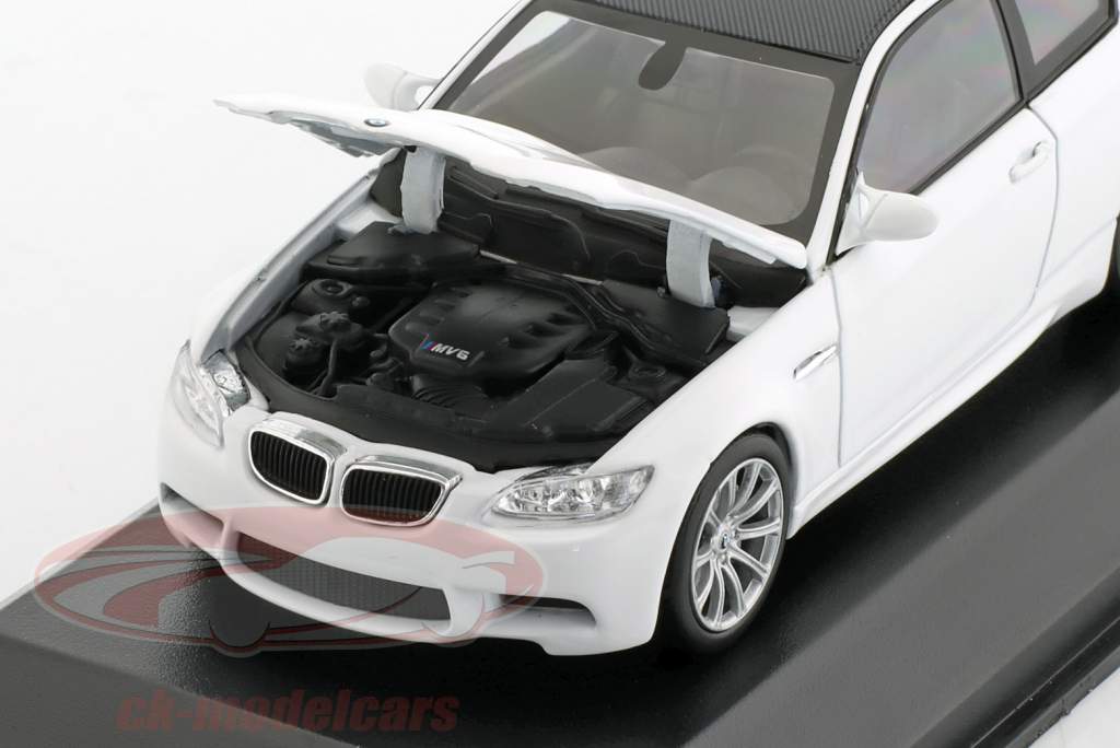 BMW M3 (E92) Año de construcción 2008 Blanco 1:43 Minichamps