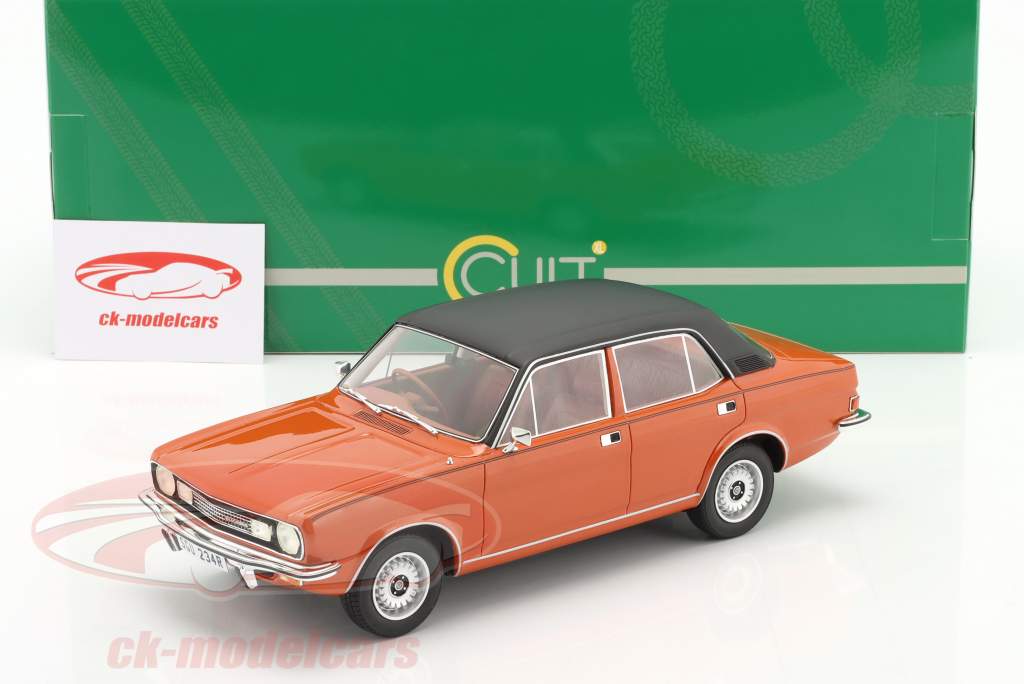 Morris Marina HL Saloon 1977-1979 kobber-orange / sort 1:18 Cult Scale