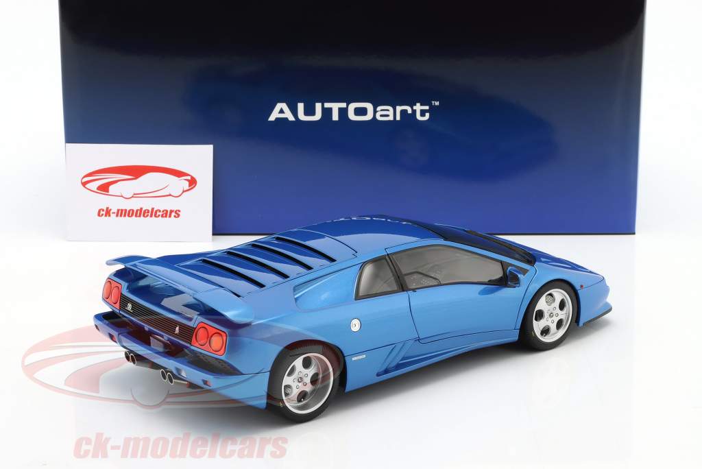 Lamborghini Diablo SE30 Byggeår 1993 blå metallisk 1:18 AUTOart