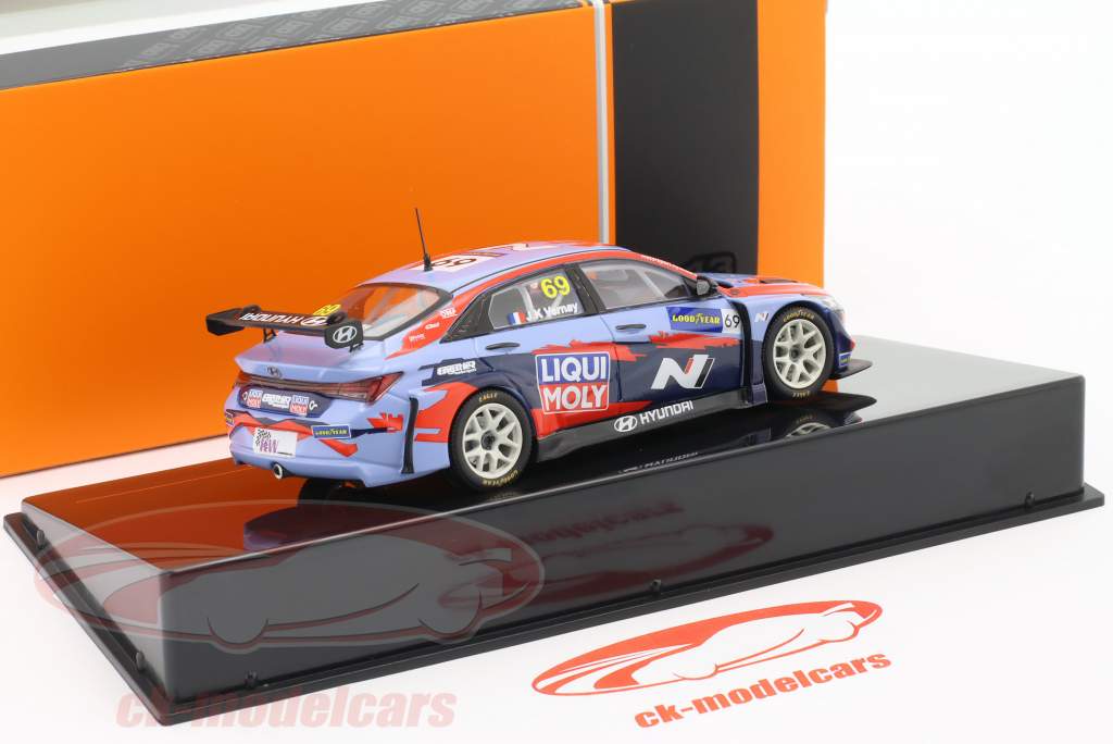 Hyundai Elantra N TCR #69 vinder WTCR Tyskland 2021 Vernay 1:43 Ixo