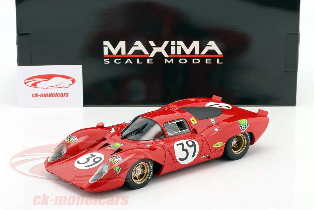 Ferrari 312 P #39 24h LeMans 1970 Parsons, Adamowicz, Posey 1:18 MAXIMA