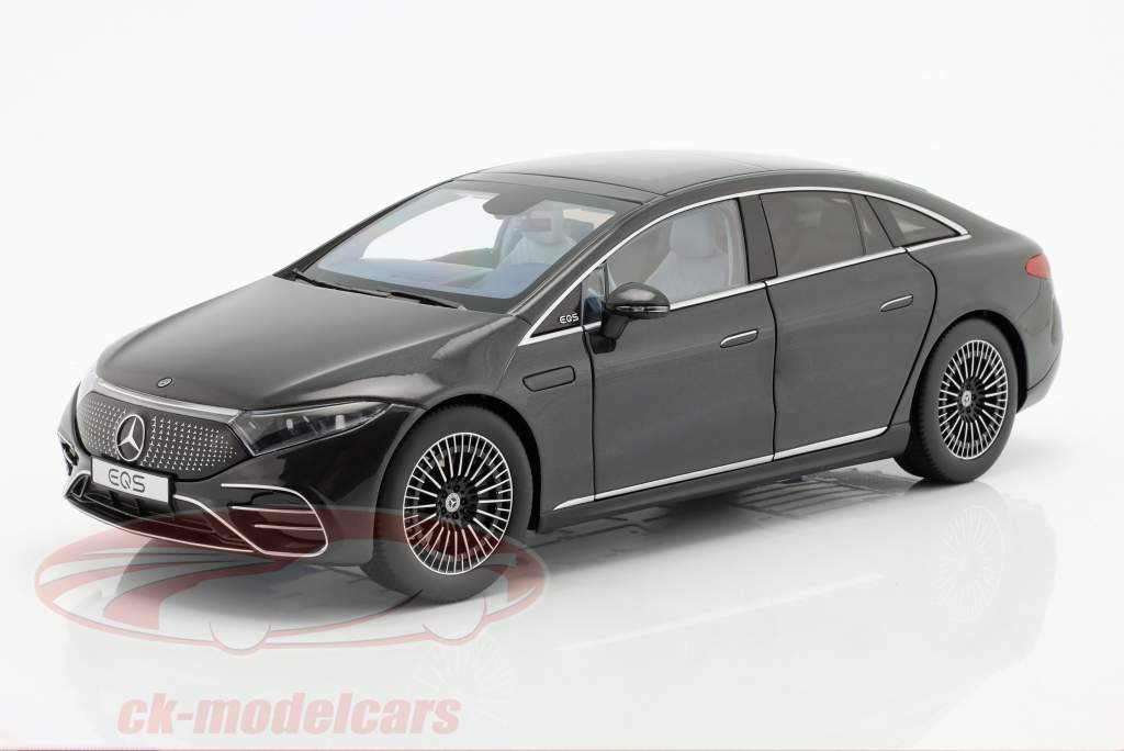 Mercedes-Benz EQS (V297) year 2022 graphite grey 1:18 NZG