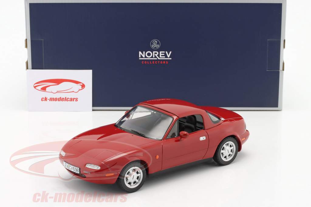 Mazda MX-5 Année de construction 1989 rouge 1:18 Norev