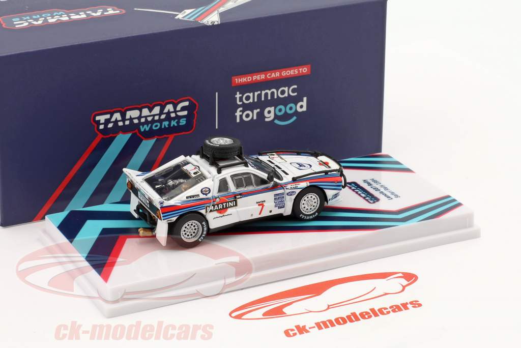 Tarmac Works 1:64 Lancia 037 Rally #7 4th Safari Rallye 1984