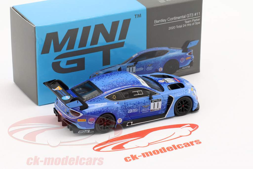 Bentley Continental GT3 #11 24h Spa 2020 Bird, Kjærgaard, McKay 1:64 TrueScale