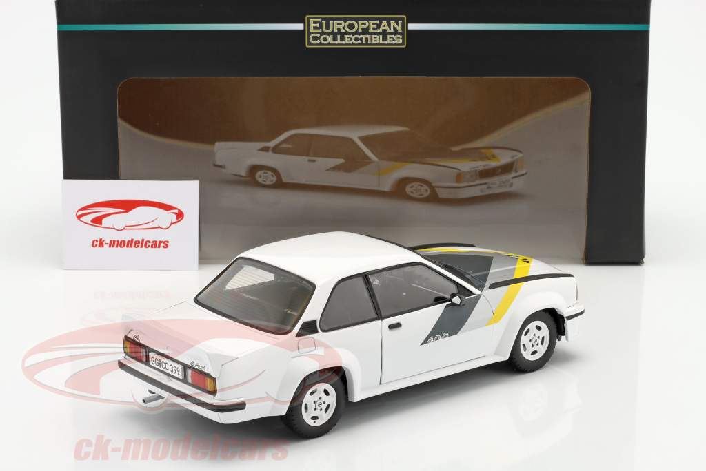Opel Ascona 400 建設年 1982 白 / 黄色 / グレー / 黒 1:18 Sun Star