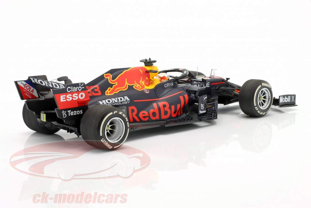 M. Verstappen Red Bull RB16B #33 Sieger Frankreich GP F1 Weltmeister 2021 1:18 Minichamps
