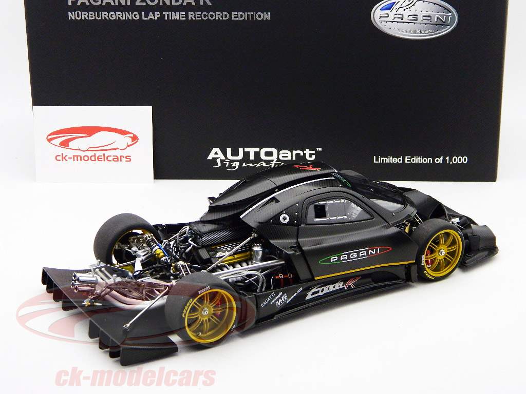 AUTOart 1:18 Pagani Zonda R Nuerburgring Lap Time Record