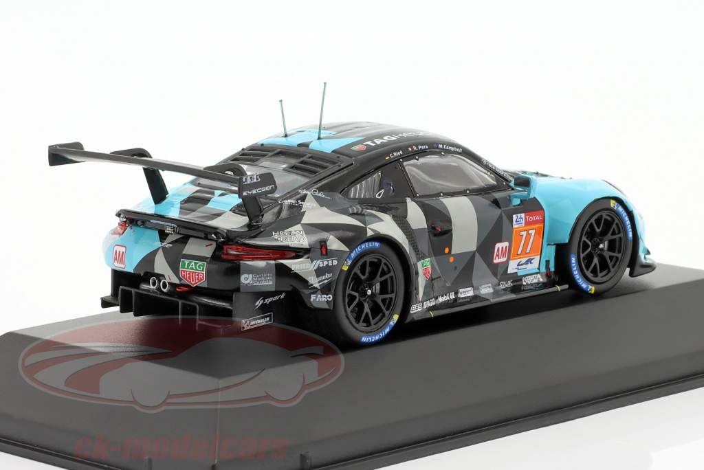 Porsche 911 RSR #77 2do LMGTE-Am 24h LeMans 2020 Dempsey-Proton Racing 1:43 Ixo