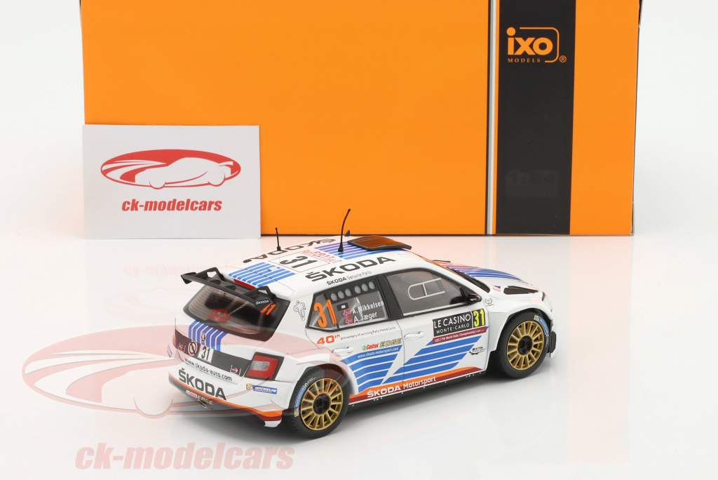 Skoda Fabia R5 #31 Rallye Monte Carlo 2017 A. Mikkelsen, A. Jäger 1:24 Ixo