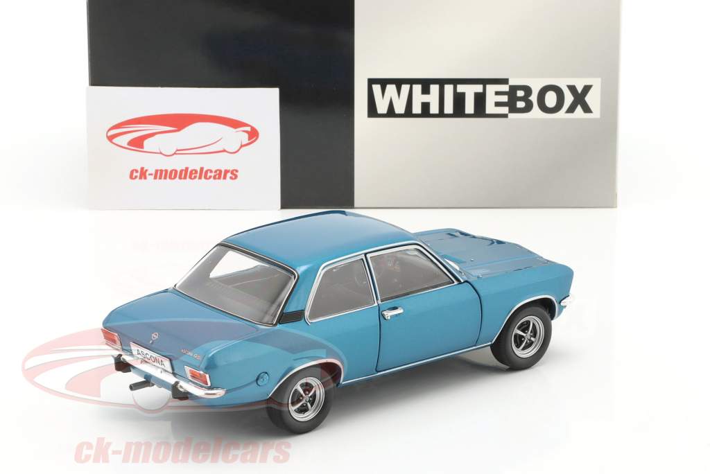 Opel Ascona A 1.9 SR blau metallic 1:24 WhiteBox