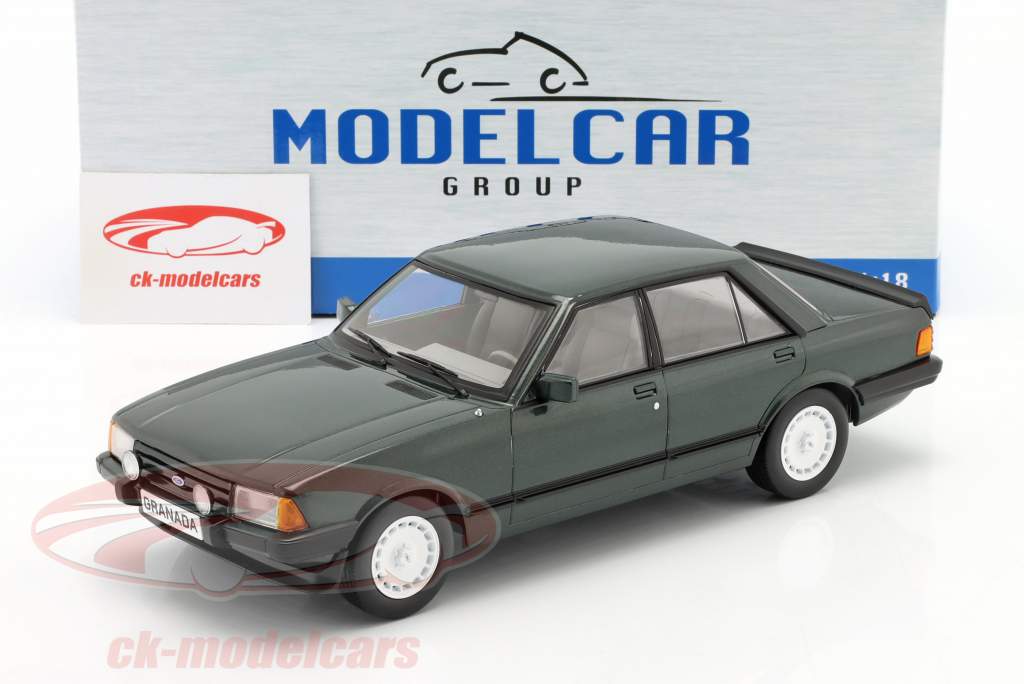 Ford Granada MK2 2.8 Injection темно-зеленый металлический 1:18 ModelCar Group