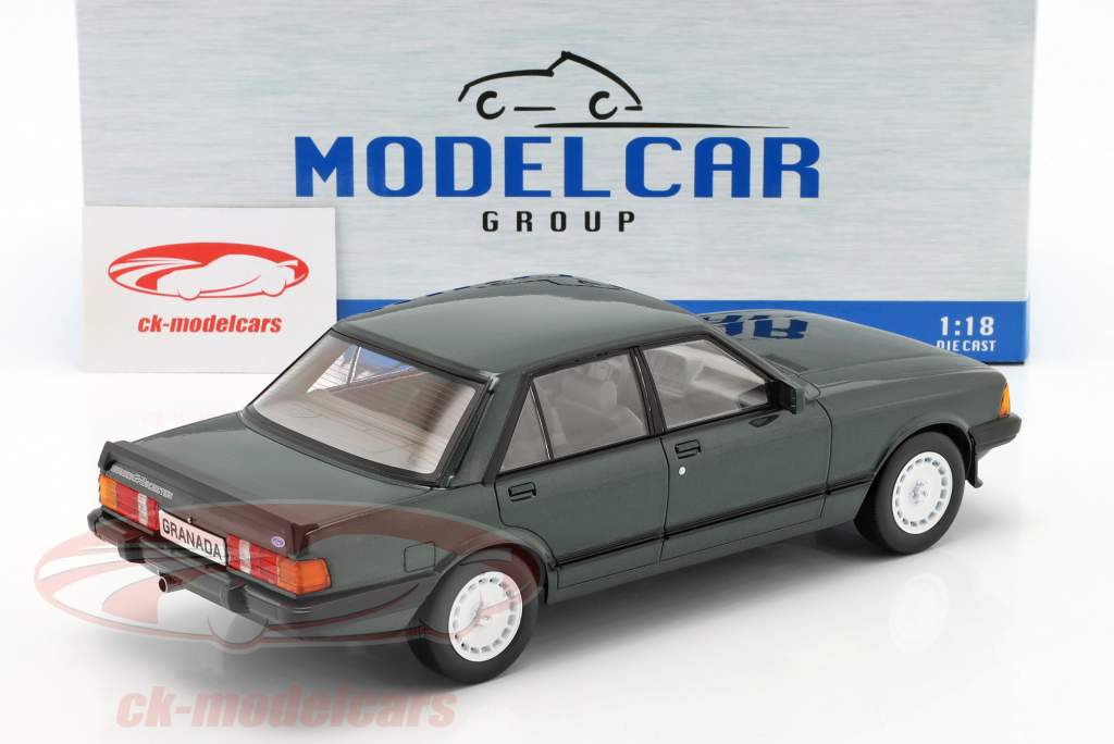 Ford Granada MK2 2.8 Injection темно-зеленый металлический 1:18 ModelCar Group