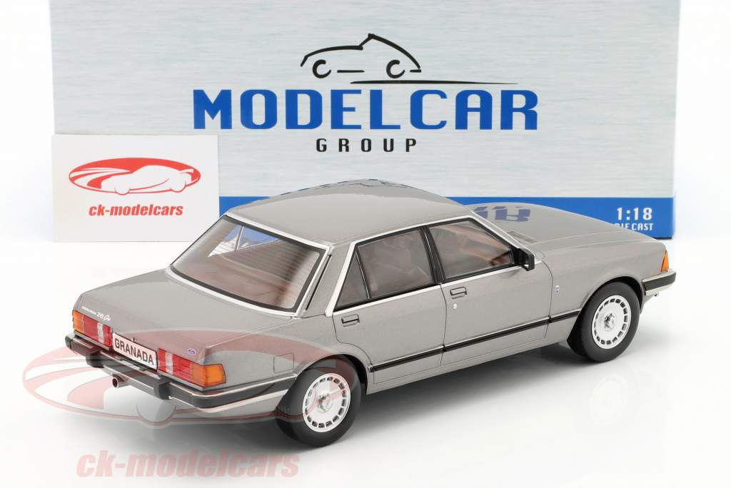 Ford Granada MK2 2.8 Ghia ダークグレー メタリック 1:18 ModelCar Group