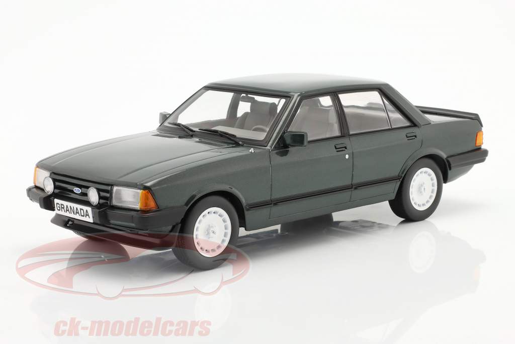 Ford Granada MK2 2.8 Injection темно-зеленый металлический 1:18 ModelCar Group