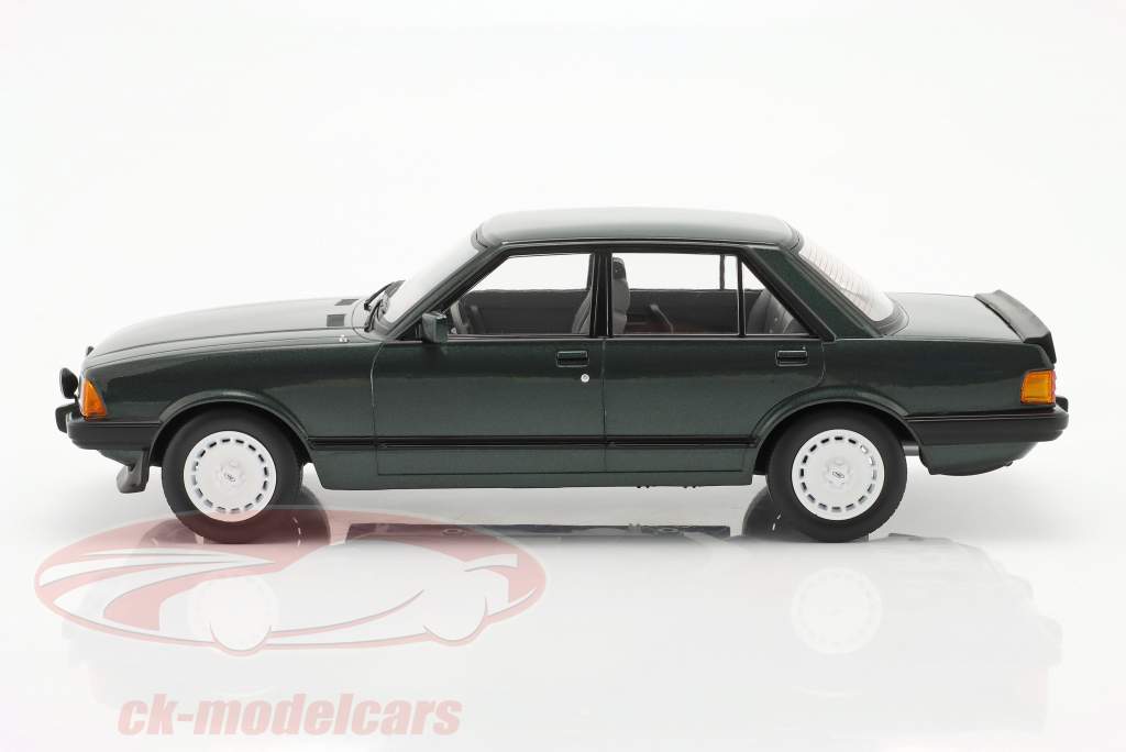 Ford Granada MK2 2.8 Injection темно-зеленый металлический 1:18 ModelCar Group