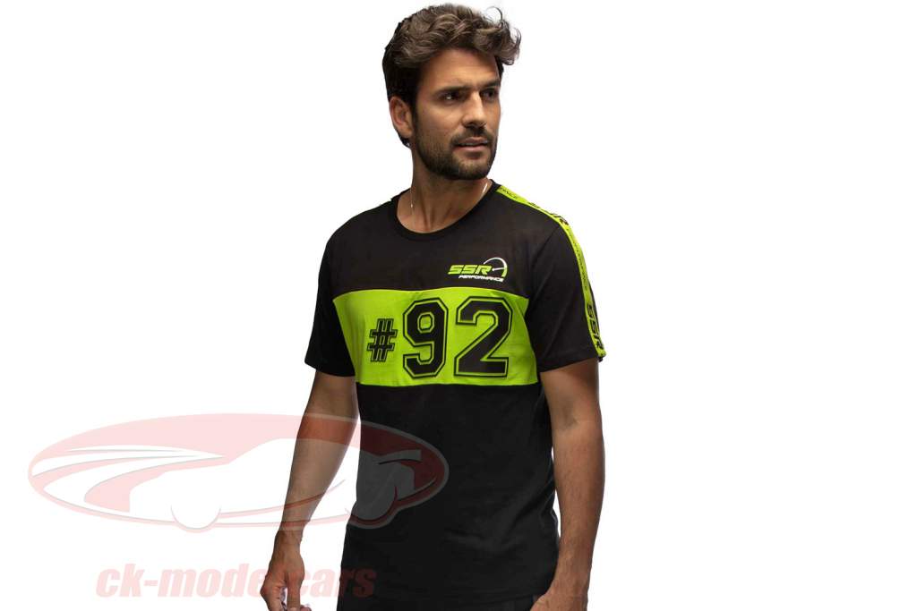 SSR Performance t shirt #92 black / green