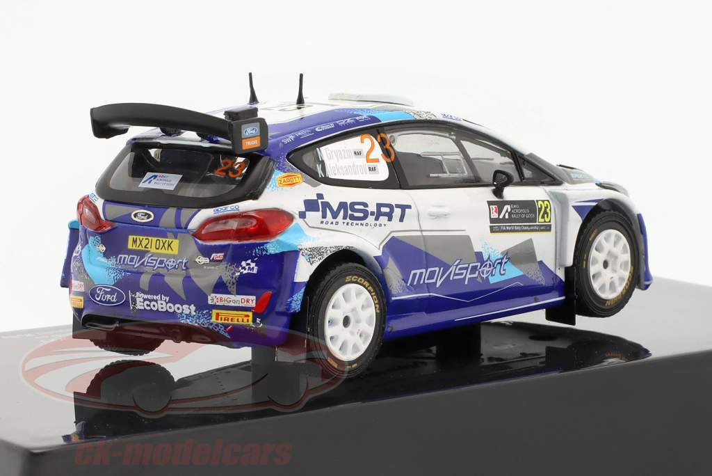 Ford Fiesta R5 MK2 #23 Akropolis Rallye 2021 N. Gryazin, K. Aleksandrov 1:43 Ixo