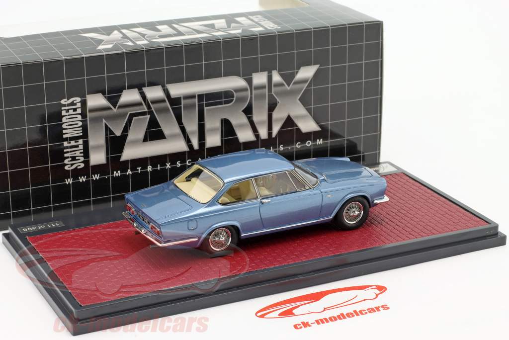 Jaguar S-Type Frua 建设年份 1966 蓝色的 金属的 1:43 Matrix
