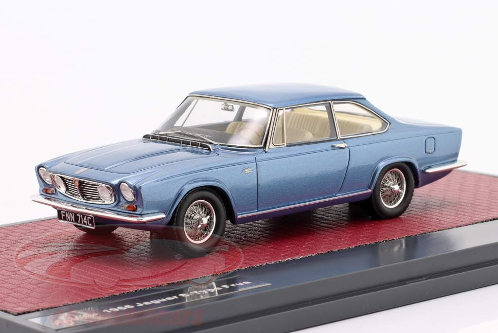 Jaguar S-Type Frua Baujahr 1966 blau metallic 1:43 Matrix