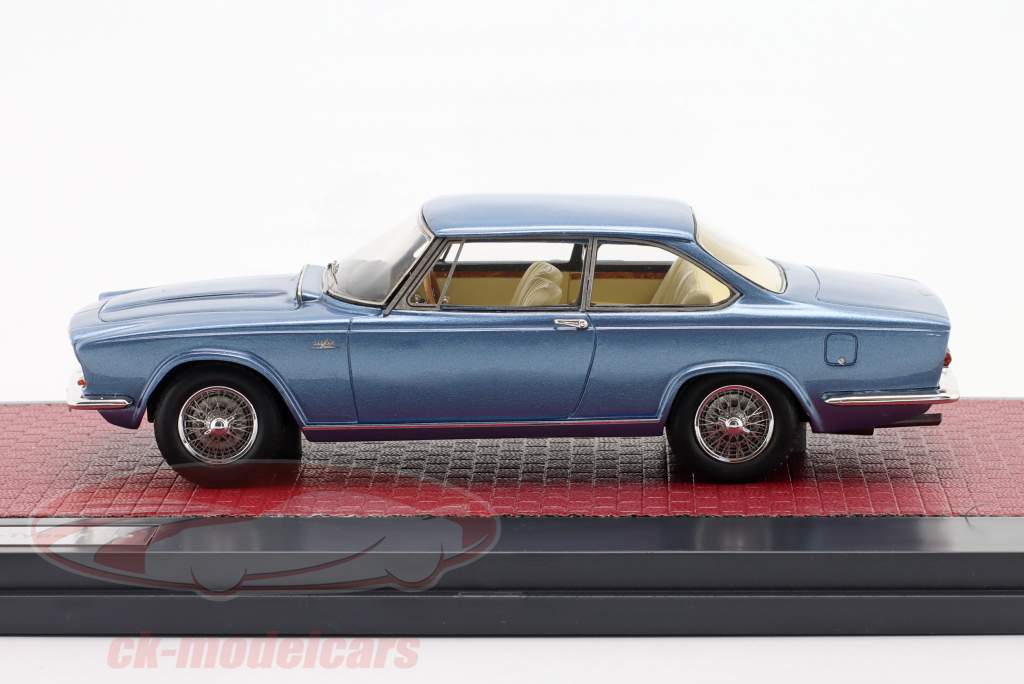 Jaguar S-Type Frua Baujahr 1966 blau metallic 1:43 Matrix