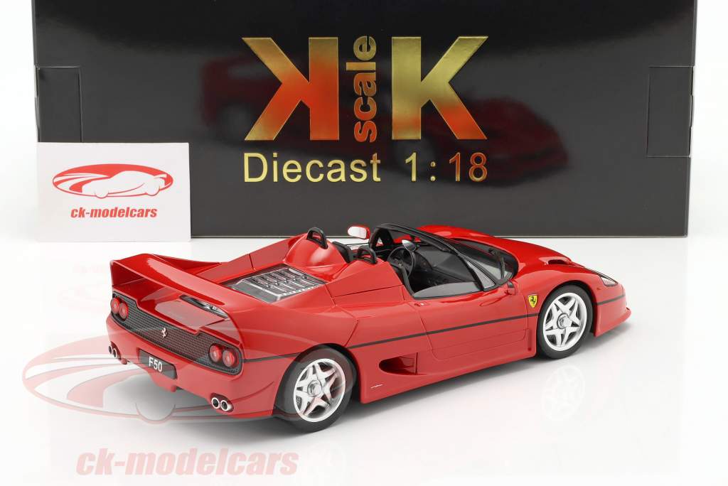Ferrari F50 convertible year 1995 red 1:18 KK-Scale