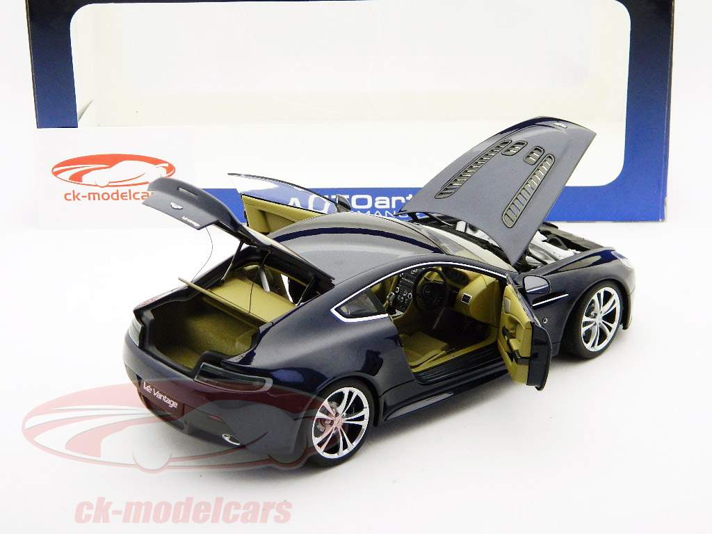 アストン マーティン V12 バンテージ 年 2010 ミッドナイトブルー 1:18 オートアート