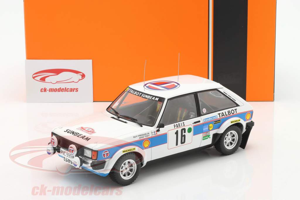 Talbot Sunbeam Lotus #16 2do reunión Monte-Carlo 1981 Frequelin, Todt 1:18 Ixo