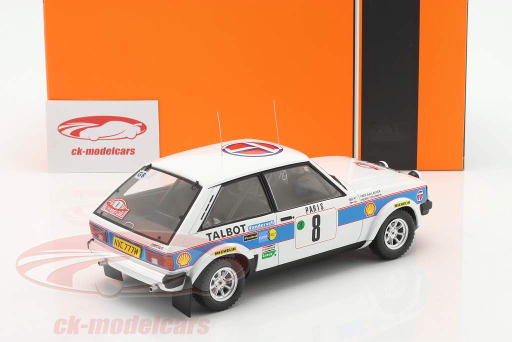 Talbot Sunbeam Lotus #8 Rallye Monte-Carlo 1981 Toivonen, Gallagher 1:18 Ixo