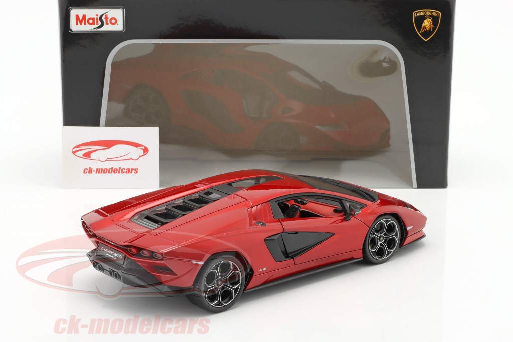 Lamborghini Countach LPI 800-4 year 2022 red 1:18 Maisto