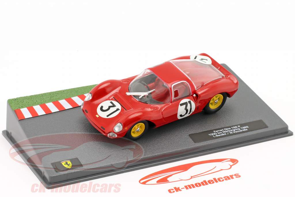 Ferrari Dino 166 P #31 1000km Nürburgring 1965 Bandini, Vaccarella 1:43 Altaya
