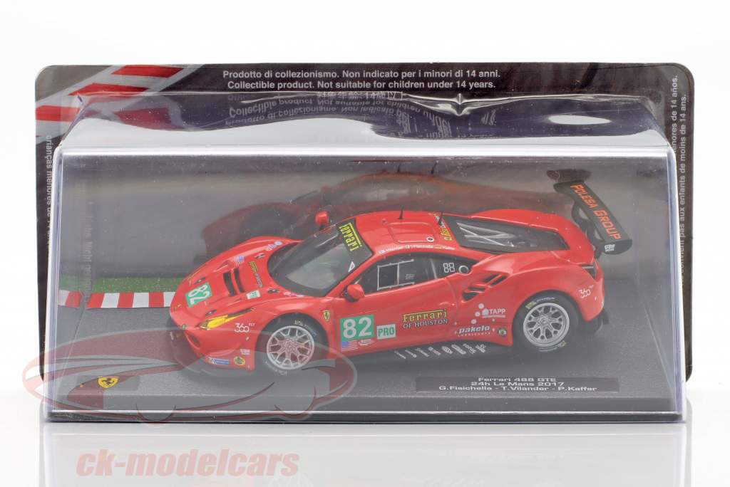 Ferrari 488 GTE Cetilar 1/43 ミニカー 1/43 Ferrari 488 GTE No.51 AF Corse Le Mans 2017 J. Calado