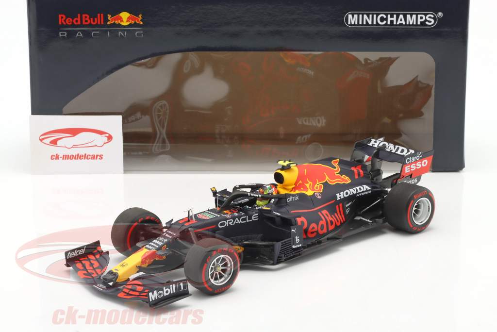 S. Perez Red Bull RB16B #11 Winner Azerbaijan GP formula 1 2021 1:18 Minichamps