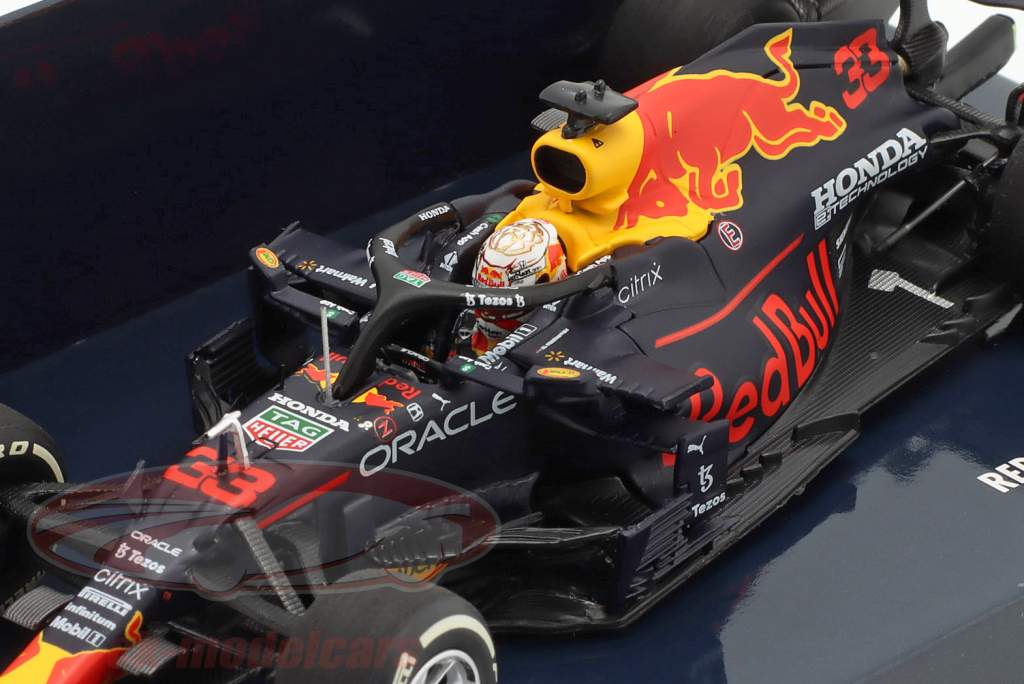 M. Verstappen Red Bull RB16B #33 ganador Francés GP F1 Campeón mundial 2021 1:43 Minichamps