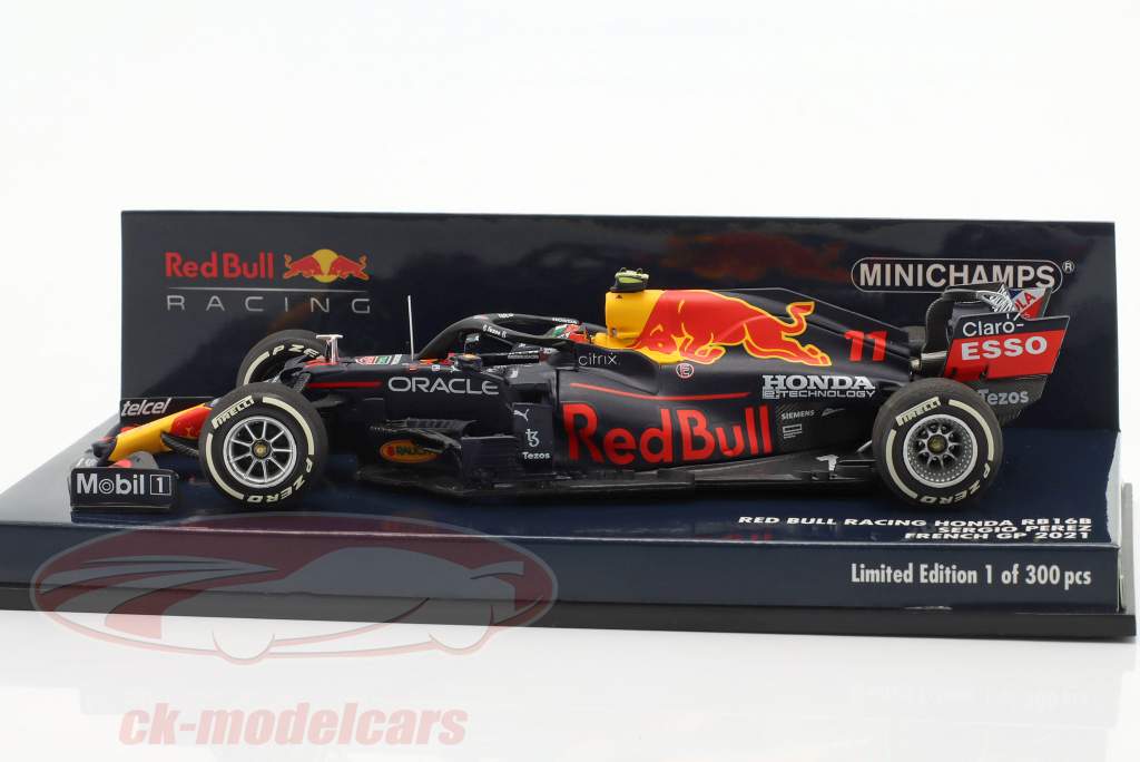 S. Perez Red Bull Racing RB16B #11 3rd Frankreich GP Formel 1 2021 1:43 Minichamps