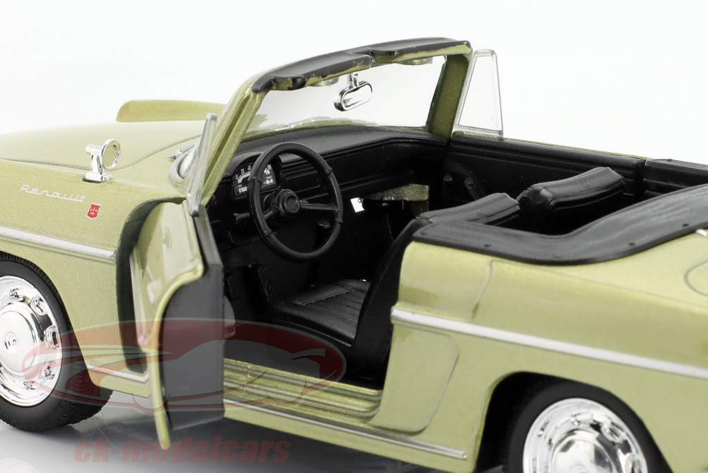 Renault Caravelle Open Top Baujahr 1959 hellgrün metallic 1:24 Welly